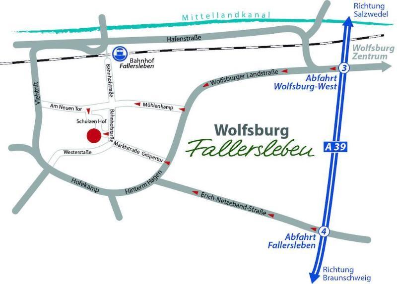 Hotel Fallersleber Spieker Wolfsburgo Exterior foto